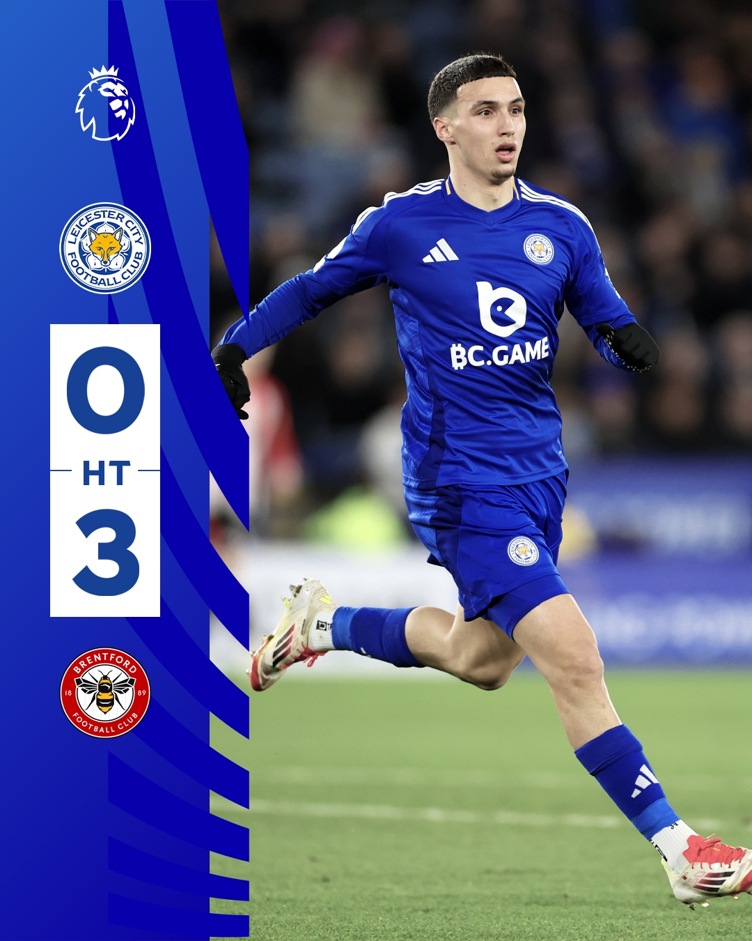 半場(chǎng)0-3！萊斯特若不進(jìn)球輸球，將主場(chǎng)6連敗0進(jìn)球創(chuàng)歷史最糟戰(zhàn)績(jī)